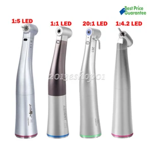 Dental 1:5 / 20:1 / 1:1 / 1:4.2 LED Fiber Optic Contra Angle Handpiece - Picture 1 of 43