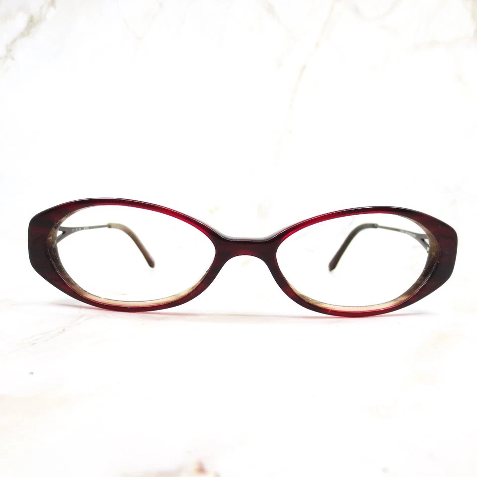 Marco de gafas Revlon RV556 para mujer cuerno borgoña borde completo ovalado 52-16-135 Foto 1 de 4