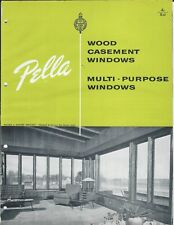 Brochure - Rolscreen - Pella - Window Wood Casement Multi-Purpose c1954 (AF716)