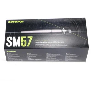 Shure SM57 LC Cardioid Dynamic Microphone - Black New - Picture 1 of 4