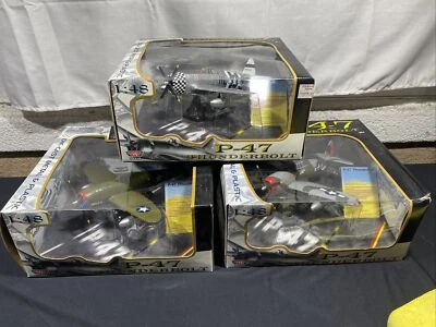 P-47 THUNDERBOLT WW II # 661732763160 1:48 SCALE LOT  OF 3 - Image 1 of 4