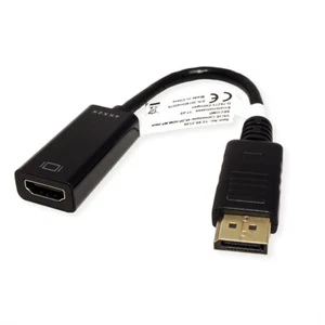 DisplayPort-HDMI Adapter, v1.2, DP Stecker - HDMI Buchse, 4K, Full HD - Bild 1 von 3