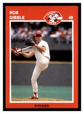 1989 Kahn's Cincinnati Reds #NNO Rob Dibble Cincinnati Reds ~A8U