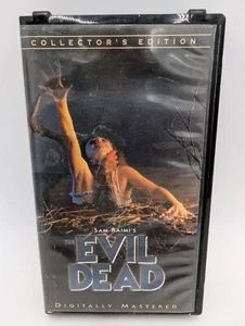 The Evil Dead VHS Collectors Edition Clamshell 80's Bruce Campbell Horror Movie - Picture 1 of 7