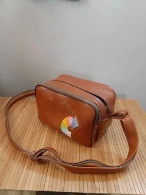Bolso de mano vintage Kodak vinilo cámara instantánea correa arco iris fotografía retro  Foto 1 de 4