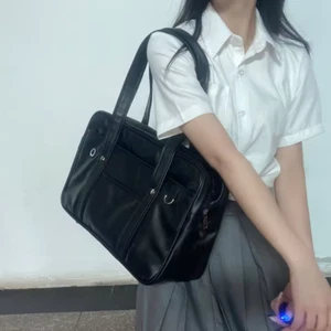 Japanese two-dimensional student JK uniform bag girl PU handbag waterproof - Picture 1 of 13