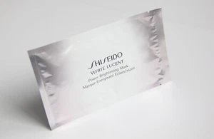 Shiseido White Lucent Power Brightening 1 Mask Regular Size Sealed Pack W/O Box - Picture 1 of 2