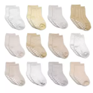 12 Pairs/Lot 0 to 4 Yrs Cotton Children'S Anti-Slip Non Skid Socks for Boys Girl - Picture 1 of 6