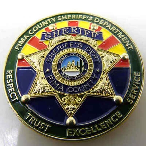 PIMA COUNTY SHERIFF DEPARTMENT CHALLENGE COIN - Picture 1 of 5
