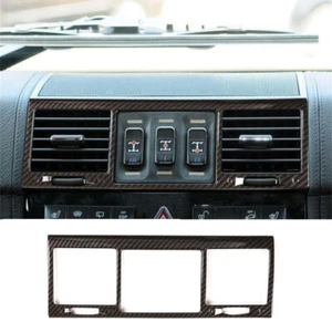 Carbon Fiber ABS Center Air Vent Outlet Cover For Benz G Class W463 G500 2004-11 - Foto 1 di 9