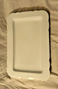 Large B S M  BECHER STARK MERKELSGRUN Platter with Scalloped Corners - Picture 1 of 6