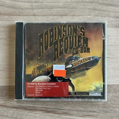 Robinson's Requiem CD-ROM Game MAC ONLY Macintosh Vintage 1995 NEW SEALED! Rare - Image 1 of 2