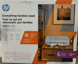 ⚡️ HP ENVY 6055e All-in-One Printer Print, Copy,Scan 🆕 Distressed Box ⚠️ - Picture 1 of 2