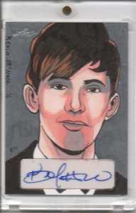 2014 Leaf Masterworks Pop Century AUTO/SKETCH Kevin McHale/Rich Molinelli 1/1