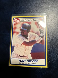 Tony Gwynn 1991 Post Cereal Collector Series #10 OF 30