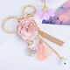Bow Jewelry Chain PendaN Tassel Rose Flower Ring Keychain Crystal Charm