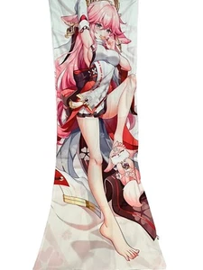 Anime Genshin Impact Hugging Body Pillow Case 20"X59" Throw Pillow Cover - Picture 1 of 2