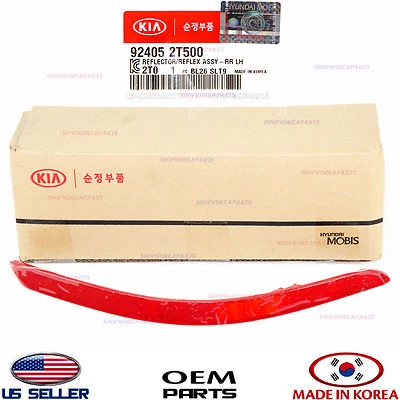 Genuine Rear Bumper Reflector LEFT Driver Side OEM Kia Optima 2014-2015 - Image 1 of 4