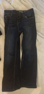 Cat & Jack youth girl Blue Bootcut Denim jeans size 6 EUC - Picture 1 of 3