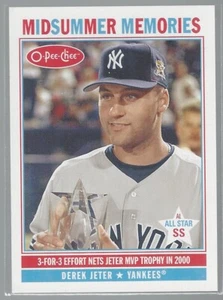 Derek Jeter 2009 O-Pee-Chee Midsummer Memories Card# MM-8 - Picture 1 of 4