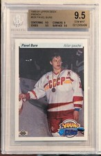 1990-91 Upper Deck French #526 Pavel Bure Rookie Card BGS 9.5 GEM MINT HOF