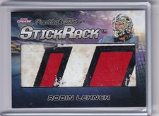 2022-23 PRESIDENTS CHOICE IN THE CREASE STICKRACK ROBIN LEHNER 7/10