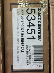 Husky Liners FITS: 53451 - 15-17 Ford F-150 Super Cab X-Act Contour Black 2nd Se - Picture 1 of 5