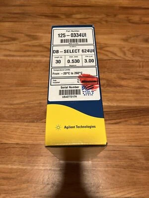 1 pieza NUEVO Columna de cromatografía de gases Agilent 125-0334UI Foto 1 de 4