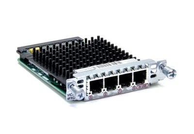 Cisco VIC2-4FXO Voice Card Module VIC2 4FXO for 2800 3800 2900 3900 Router - Image 1 of 3
