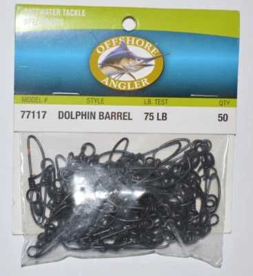 Barril de pescador offshore giro a presión barril de delfín 75 lb 50 por paquete Foto 1 de 3