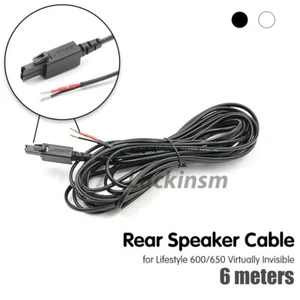 Cable de altavoz trasero Bose para estilo de vida 600/650 longitud prácticamente invisible 6 m - Imagen 1 de 8