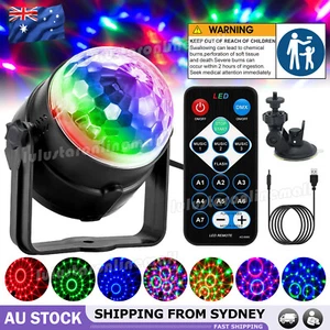 Party Magic Ball Light LED Party Disco RGB Rotating Club DJ Stage Lights +Remote - Picture 1 of 10