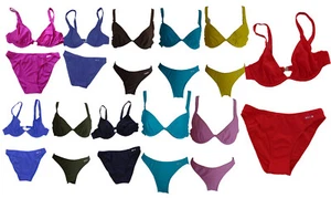 Damen Bügel Bikini gelb rosa lila braun Gr. 36 38 40 - Bild 1 von 6