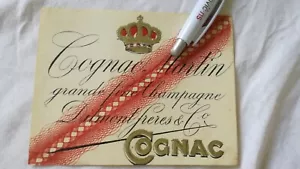 ETICHETTA COGNAC MARTIN GRANDE CHAMPAGNE ETICHETTA DILMONT FRERES & C.O. DRINK PRIMA GUERRA MONDIALE - Foto 1 di 7
