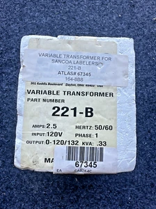 Staco Energy 221-B Variable Transformer 120v New - Picture 1 of 4