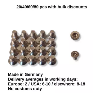 20 pièces vis à tête plate M3x5mm Torx T10 pour disques durs ordinateur portable 2,5"/HDD/SSD - Photo 1/8