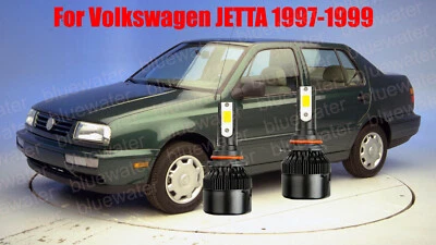 Kit de faróis de LED para VW JETTA 1997-1999 9006 HB4 branco lâmpadas CREE feixe baixo - Imagem 1 de 4