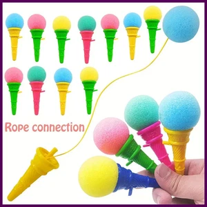 10pz Mini Lancia Palline Colorate Gelato Schiuma Catapulta Giocattoli per Bambini Compleanno - Foto 1 di 24