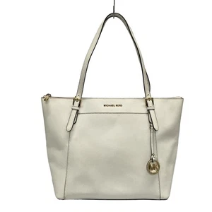Auténtico bolso de mano MICHAEL KORS Ciara 35T8GC6T9L de cuero blanco - Imagen 1 de 10
