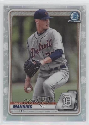 2020 Bowman Chrome Prospects Refractor /499 Matt Manning #BCP-229 - Image 1 of 2