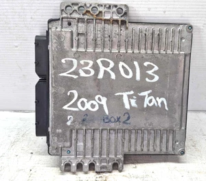 09 NISSAN TITAN Engine motor Brain Box Electronic Control Module - Picture 1 of 5