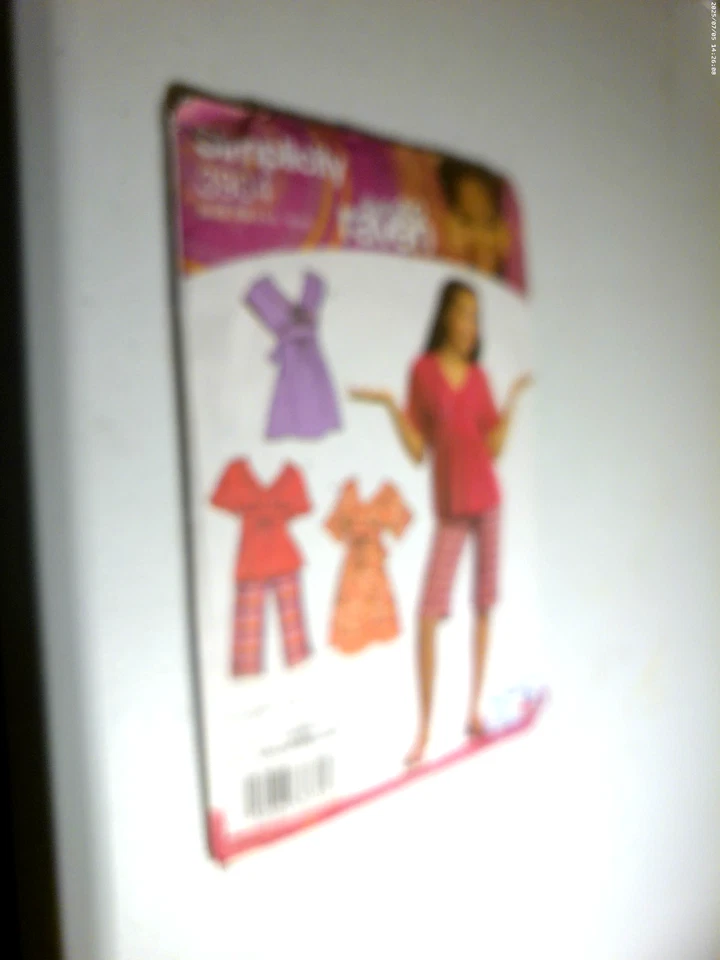 Raven Dress Top Shorts PATTERN Simplicity 3904 Half Sizes 8 1/2 to 16 1/2 - Image 1 of 1