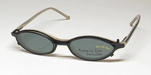 SMARTCLIP 903 NEGRO BORDE COMPLETO DISEÑADOR UNISEX GAFAS DE SOL METAL CLIPS-ONS - Imagen 1 de 4