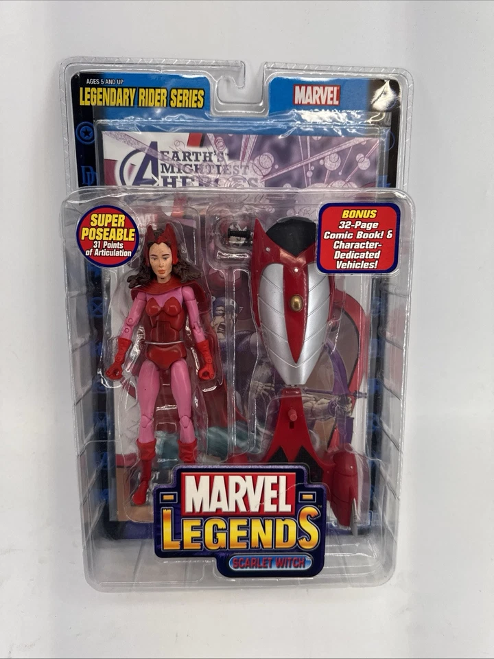 Marvel Legends Bruja Escarlata Legendaria Jinete Serie Figuras de Acción Nuevo Cómic Foto 1 de 1