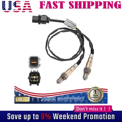 Sensor de oxígeno para Hyundai Accent Veloster 2012-2017 reemplazo directo 2 piezas Foto 1 de 4