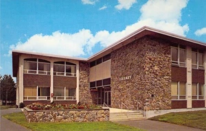 Vintage Jefferson Community College Melvil Dewey Bibliothek Ext NY Postkarte N01 - Bild 1 von 2