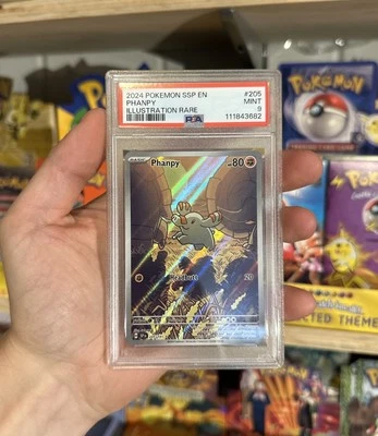 Phanpy 205/191 Sv08: Surging Sparks Holo PSA 9 - Image 1 of 2