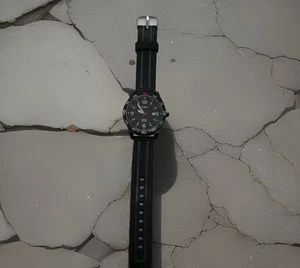 Timex Indiglo WR 50M With Black Strap & Face Working - Picture 1 of 4