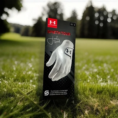 Jordan Spieth 2024 Tour Glove Under Armour Men's Right Size M  Tour Leather  - Image 1 of 4