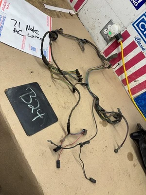 1970 1971 1972 MONTE CARLO CHEVELLE MALIBU EL CAMINO AC AIR CONDITIONING WIRING - Image 1 of 4